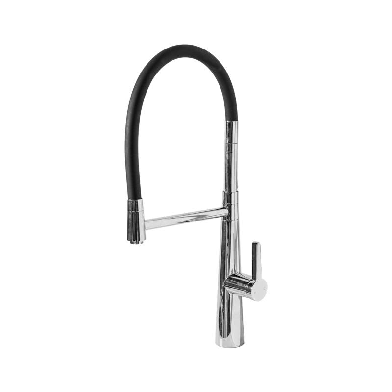 Aquaart Single Handle Kitchen Faucet Chrome Plumbing Fixtures 
