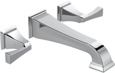 DRYDEN™ Two Handle Wall Mount Bathroom Faucet Trim